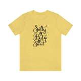 Salty But Sweet Black Unisex Jersey Short Sleeve Tee