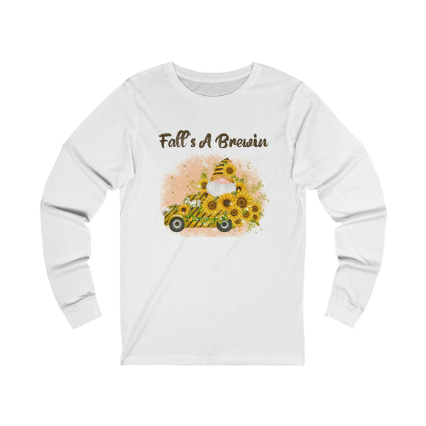 Fall's A Brewin Unisex Jersey Long Sleeve Tee