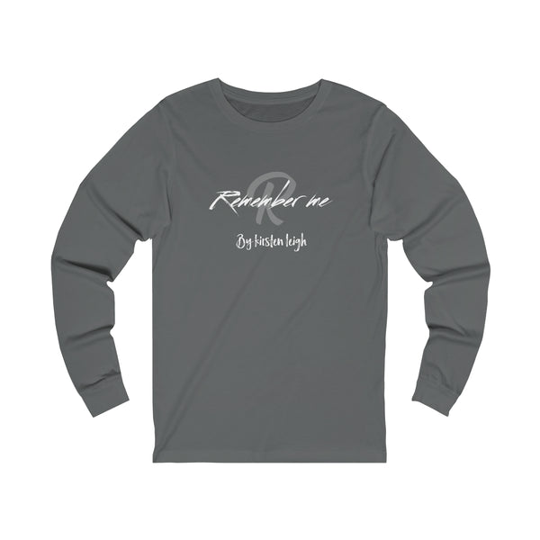 Remember Me Kirsten White Logo Unisex Jersey Long Sleeve Tee