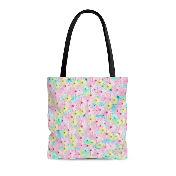 Pastel Floral AOP Tote Bag