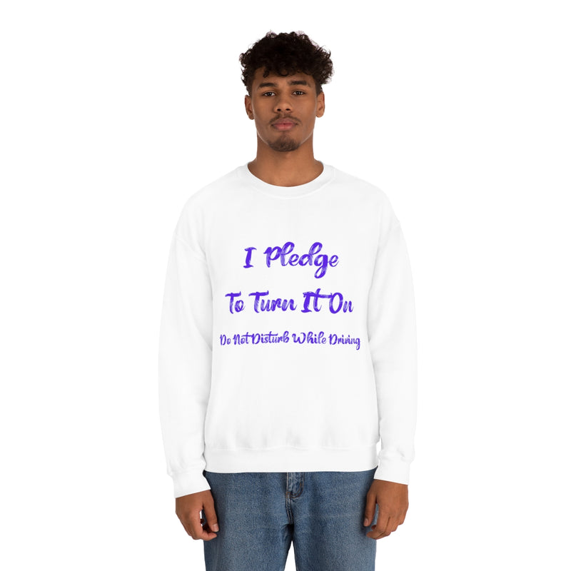 I Pledge Purple Unisex Heavy Blend™ Crewneck Sweatshirt