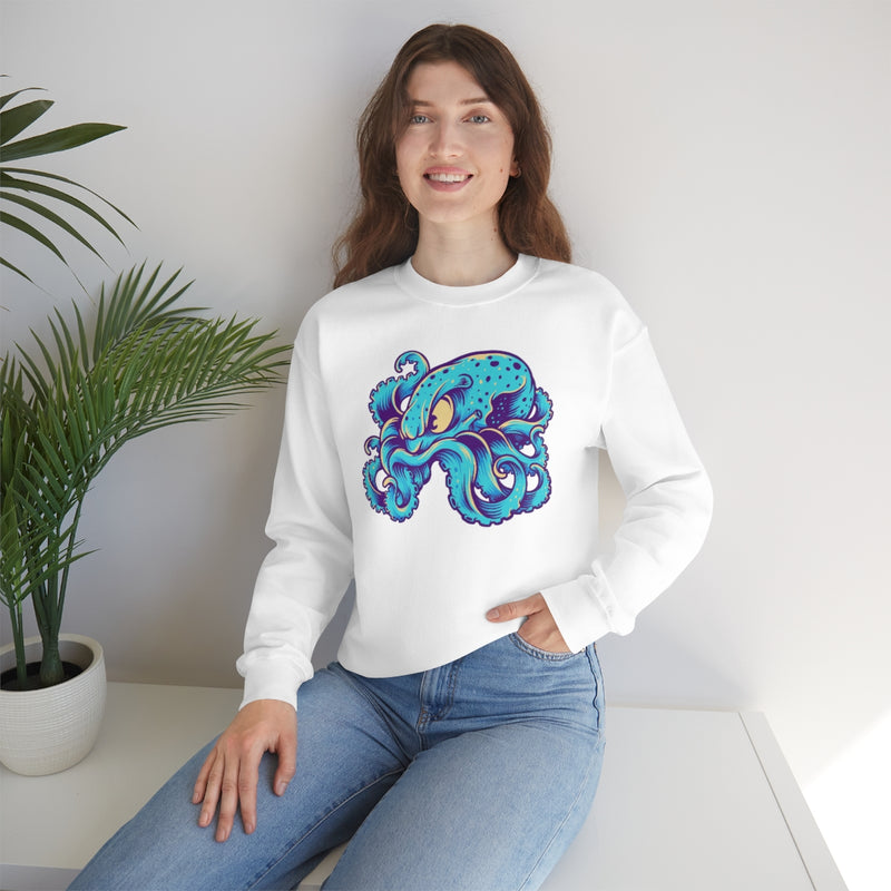 Angry Octopus Unisex Heavy Blend™ Crewneck Sweatshirt