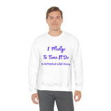 I Pledge Purple Unisex Heavy Blend™ Crewneck Sweatshirt