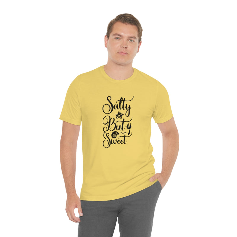 Salty But Sweet Black Unisex Jersey Short Sleeve Tee