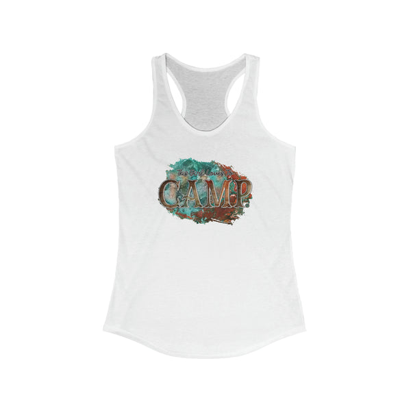 This Girl Loves To Camp Women's Ideal Racerback Tank