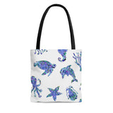 Sea Life AOP Tote Bag