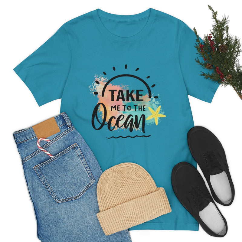 Take Me To The Ocean Unisex Jersey Short Sleeve Tee