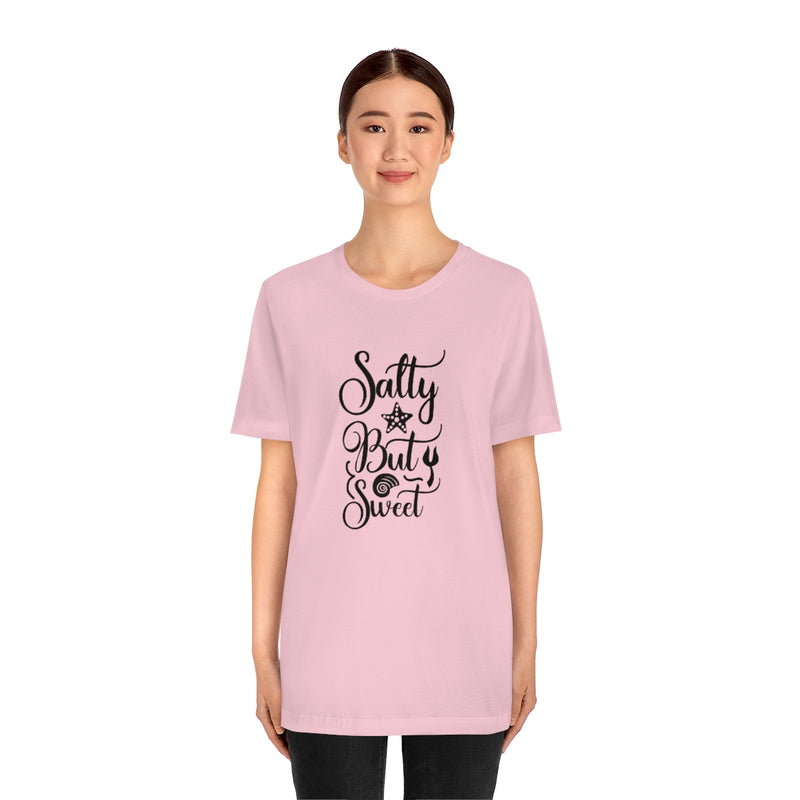 Salty But Sweet Black Unisex Jersey Short Sleeve Tee