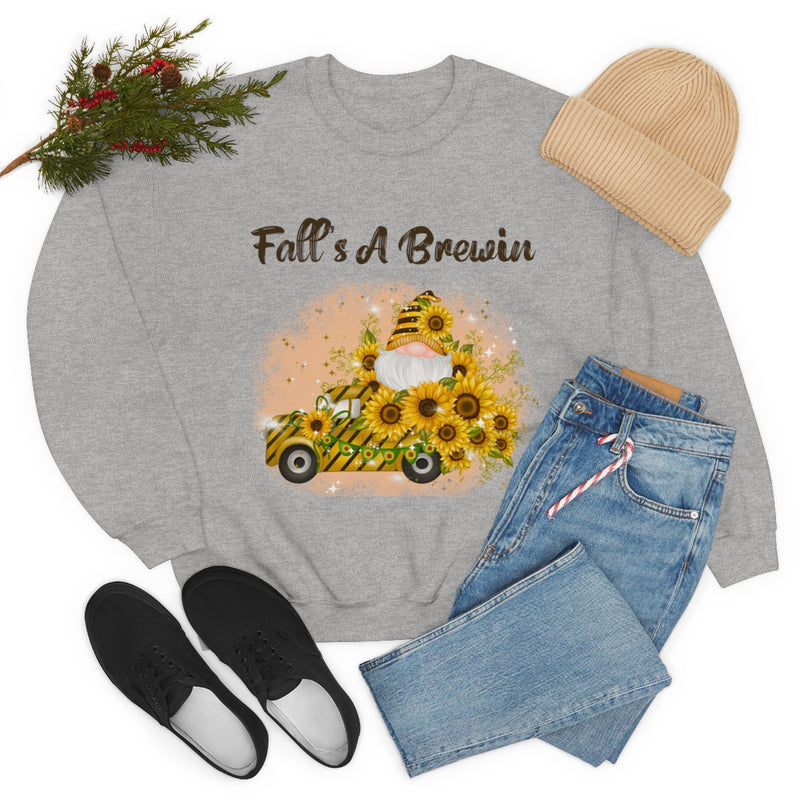 Fall's A Brewin Unisex Heavy Blend™ Crewneck Sweatshirt