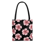 Black Hawaiian AOP Tote Bag - Remember Me by Kirsten Leigh