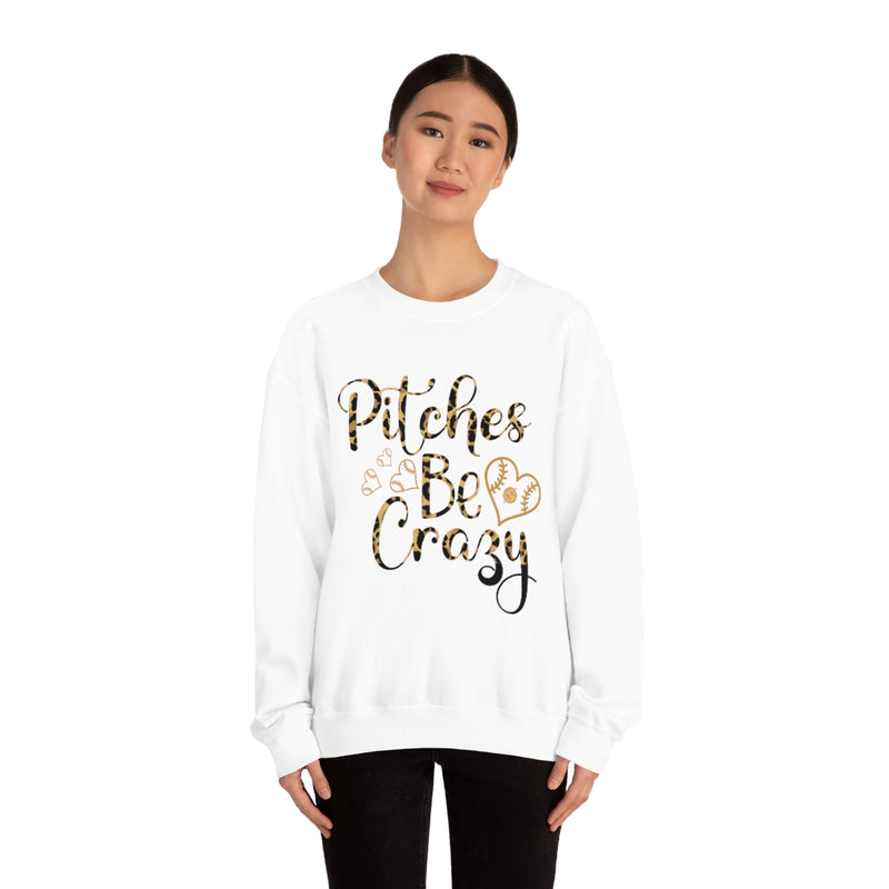 Pitches Be Crazy Unisex Heavy Blend™ Crewneck Sweatshirt