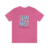 Pastel Summer Vibes Unisex Jersey Short Sleeve Tee