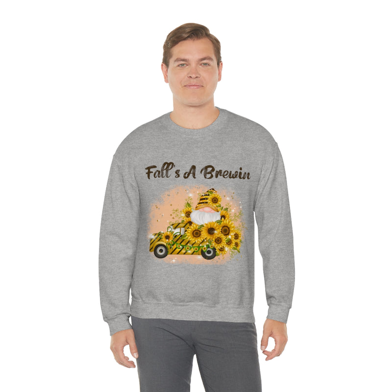 Fall's A Brewin Unisex Heavy Blend™ Crewneck Sweatshirt