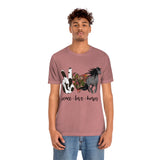 Peace Love Horses Unisex Jersey Short Sleeve Tee