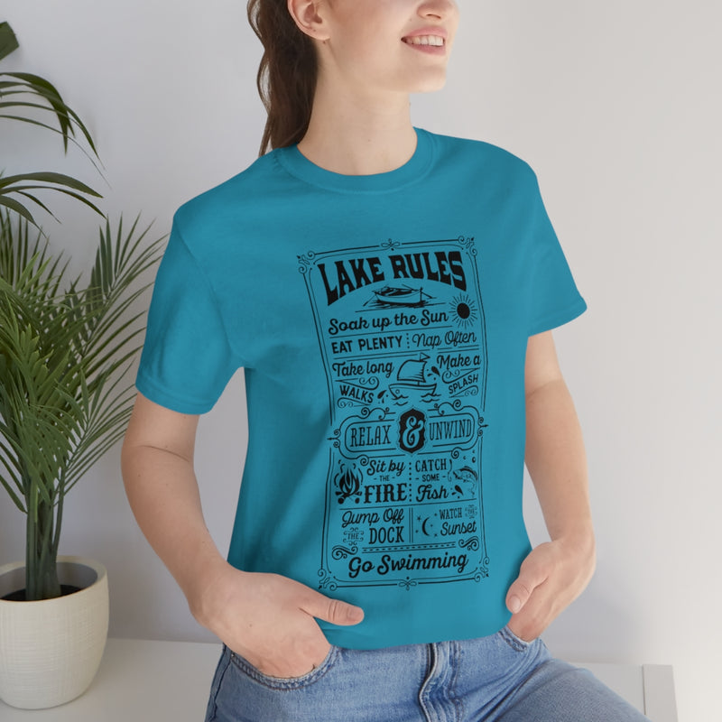 Lake Rules Unisex Jersey Short Sleeve Tee