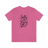 Salty But Sweet Black Unisex Jersey Short Sleeve Tee