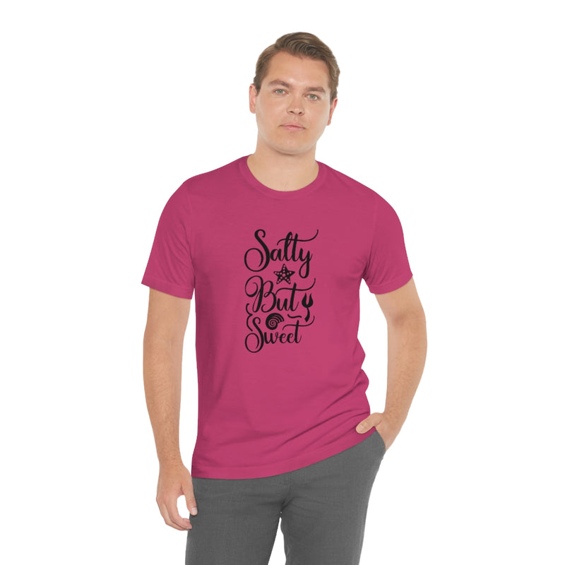 Salty But Sweet Black Unisex Jersey Short Sleeve Tee