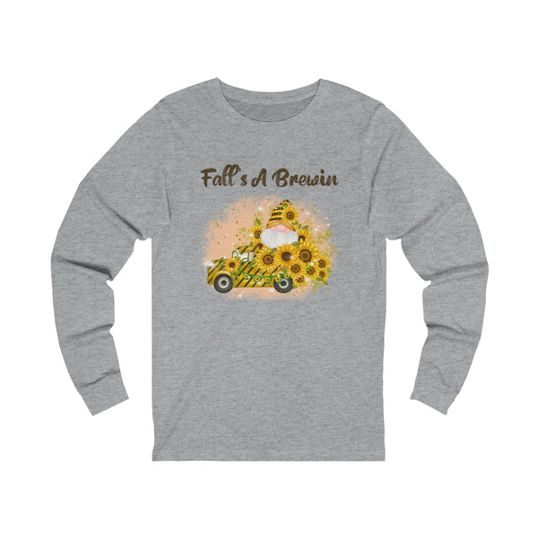 Fall's A Brewin Unisex Jersey Long Sleeve Tee