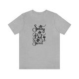 Salty But Sweet Black Unisex Jersey Short Sleeve Tee