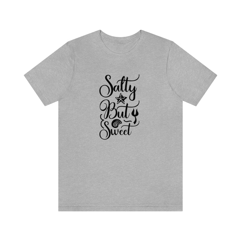 Salty But Sweet Black Unisex Jersey Short Sleeve Tee