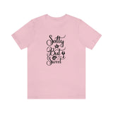 Salty But Sweet Black Unisex Jersey Short Sleeve Tee