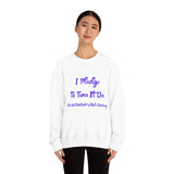 I Pledge Purple Unisex Heavy Blend™ Crewneck Sweatshirt