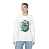 Watercolor Octopus Unisex Heavy Blend™ Crewneck Sweatshirt