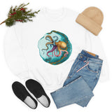 Watercolor Octopus Unisex Heavy Blend™ Crewneck Sweatshirt