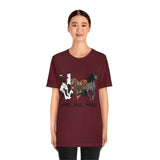 Peace Love Horses Unisex Jersey Short Sleeve Tee