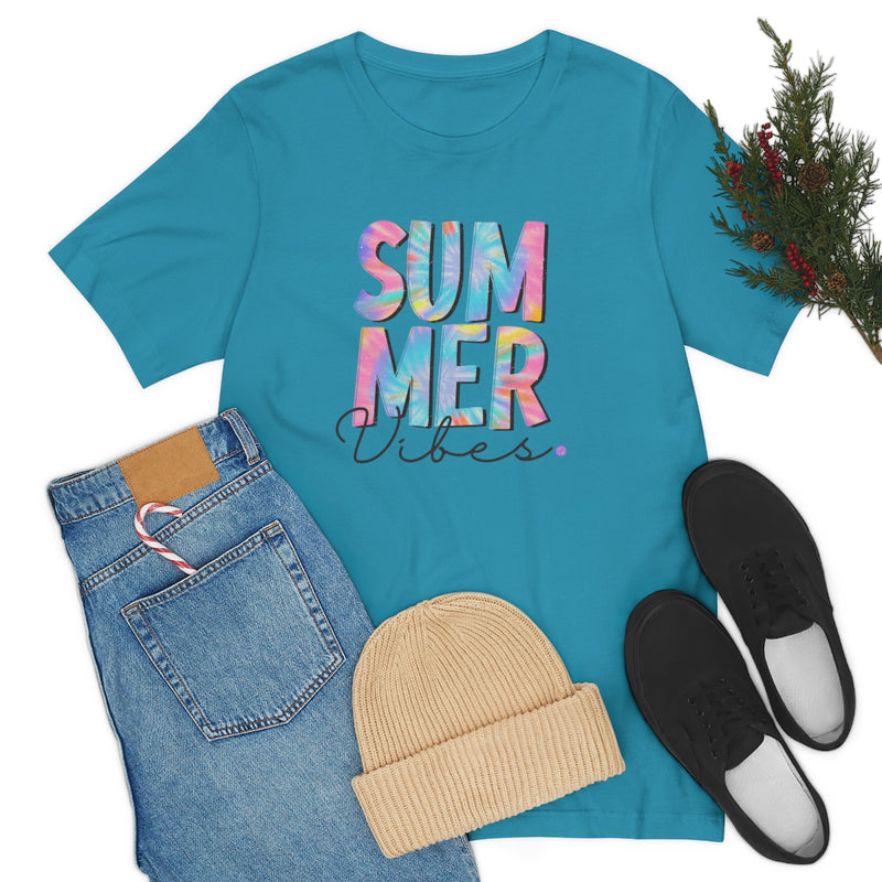 Pastel Summer Vibes Unisex Jersey Short Sleeve Tee