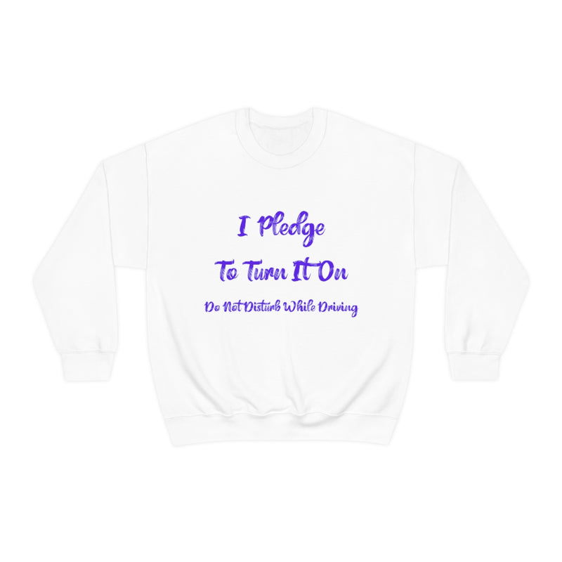 I Pledge Purple Unisex Heavy Blend™ Crewneck Sweatshirt