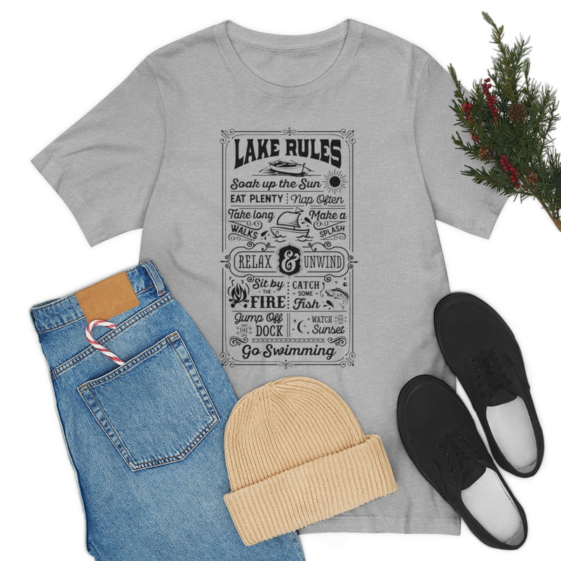 Lake Rules Unisex Jersey Short Sleeve Tee