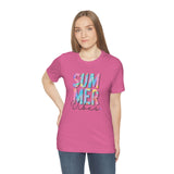 Pastel Summer Vibes Unisex Jersey Short Sleeve Tee