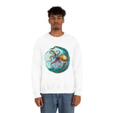 Watercolor Octopus Unisex Heavy Blend™ Crewneck Sweatshirt