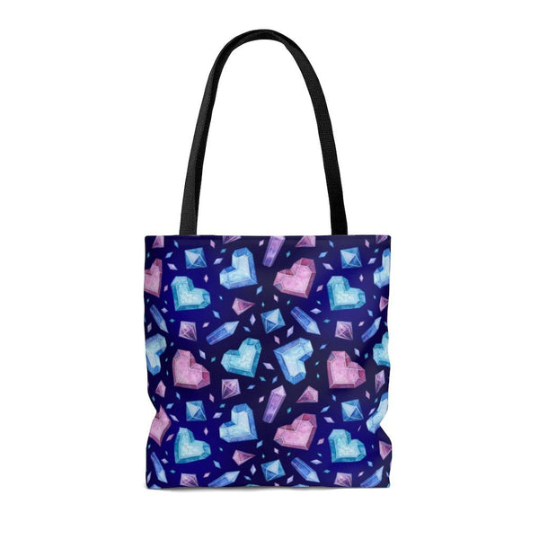 Blue Heart AOP Tote Bag - Remember Me by Kirsten Leigh