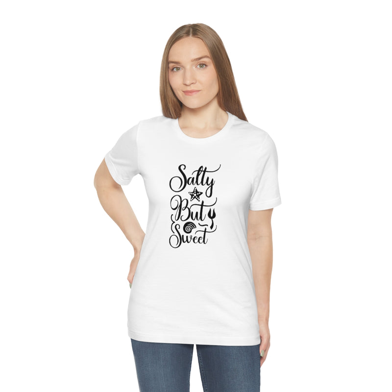 Salty But Sweet Black Unisex Jersey Short Sleeve Tee