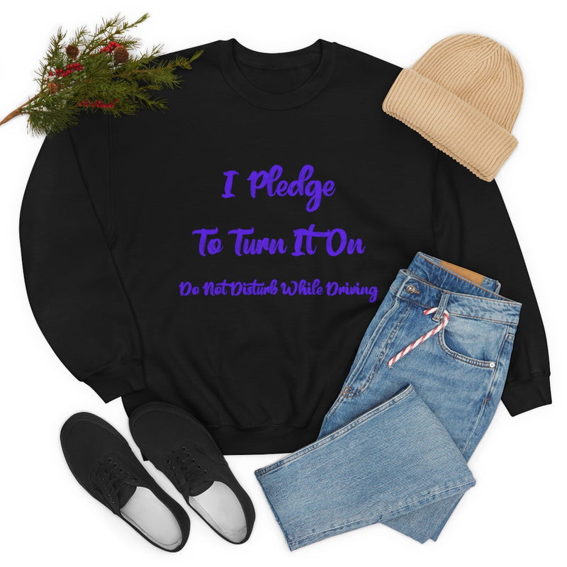 I Pledge Purple Unisex Heavy Blend™ Crewneck Sweatshirt