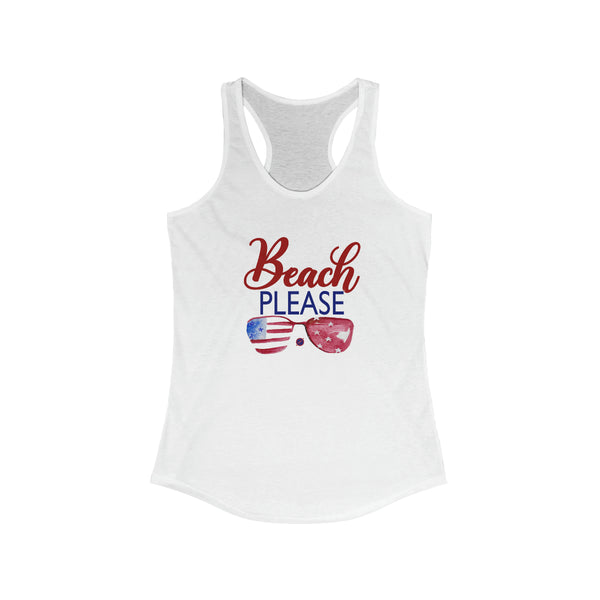 Beach Please Women's Ideal Racerback Tank