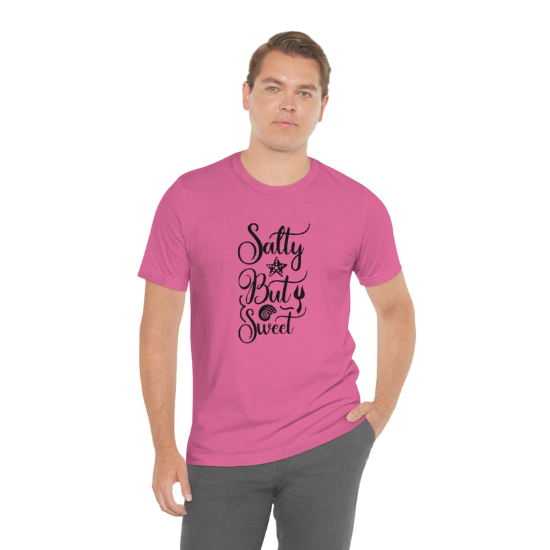 Salty But Sweet Black Unisex Jersey Short Sleeve Tee