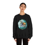 Watercolor Octopus Unisex Heavy Blend™ Crewneck Sweatshirt