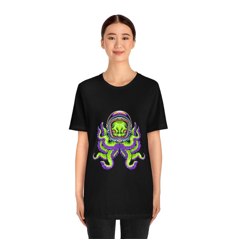 Angry Alien Octopus Unisex Jersey Short Sleeve Tee