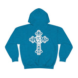 Kirsten White Cross Unisex Heavy Blend™ Hooded Sweatshirt