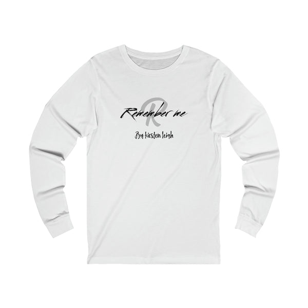 Remember Me Kirsten Black Logo Unisex Jersey Long Sleeve Tee