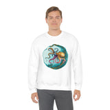 Watercolor Octopus Unisex Heavy Blend™ Crewneck Sweatshirt