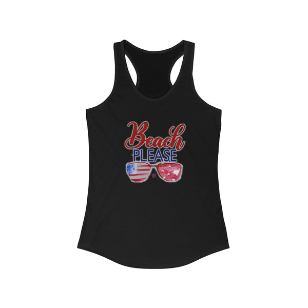 Beach Please Women's Ideal Racerback Tank