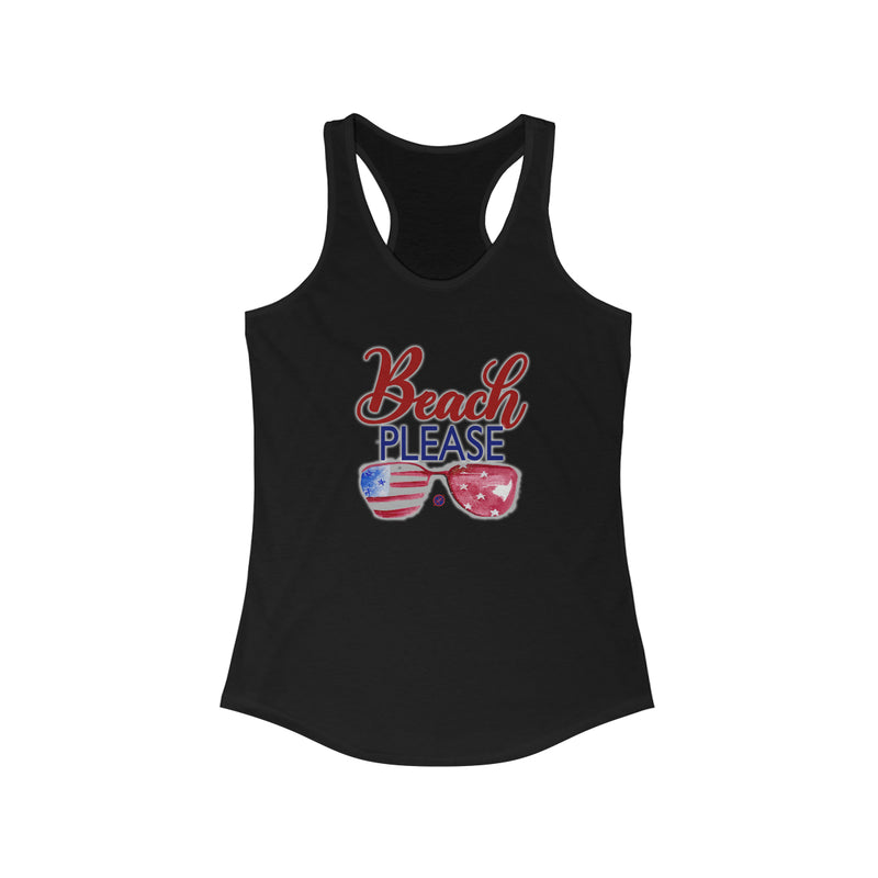 Beach Please Women's Ideal Racerback Tank