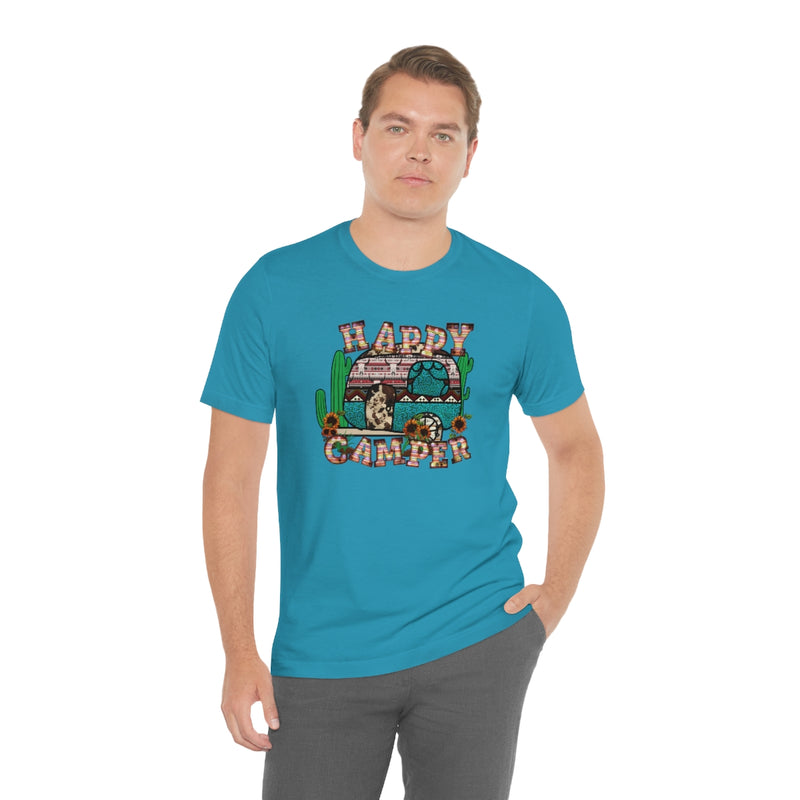 Happy Camper Unisex Jersey Short Sleeve Tee