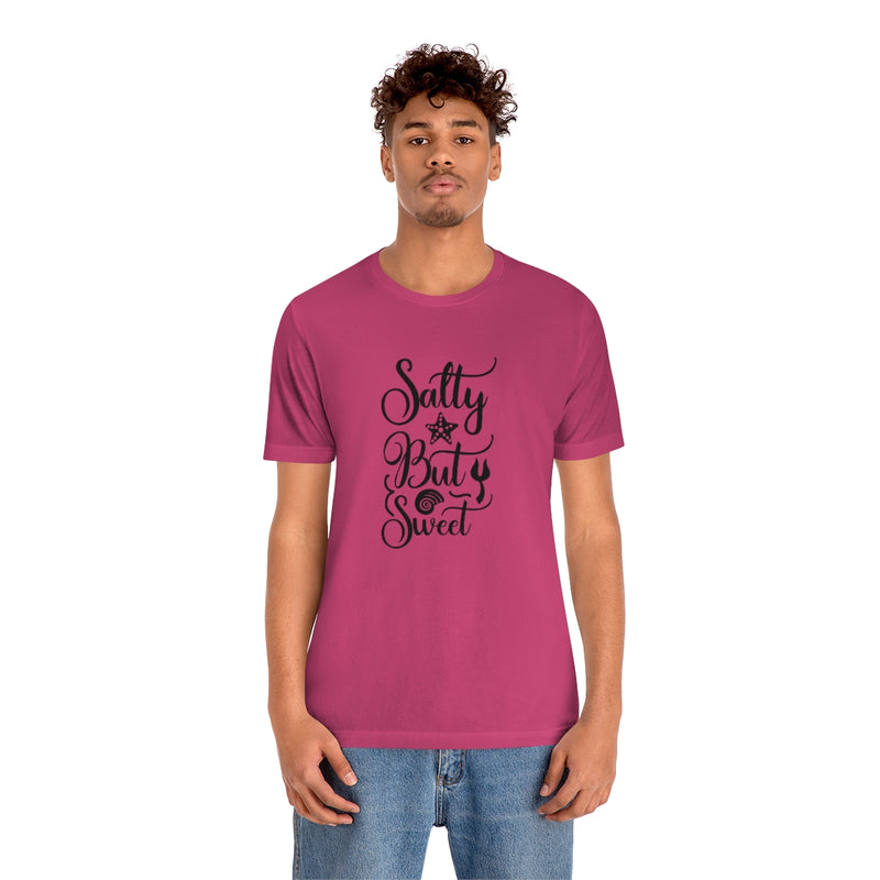 Salty But Sweet Black Unisex Jersey Short Sleeve Tee