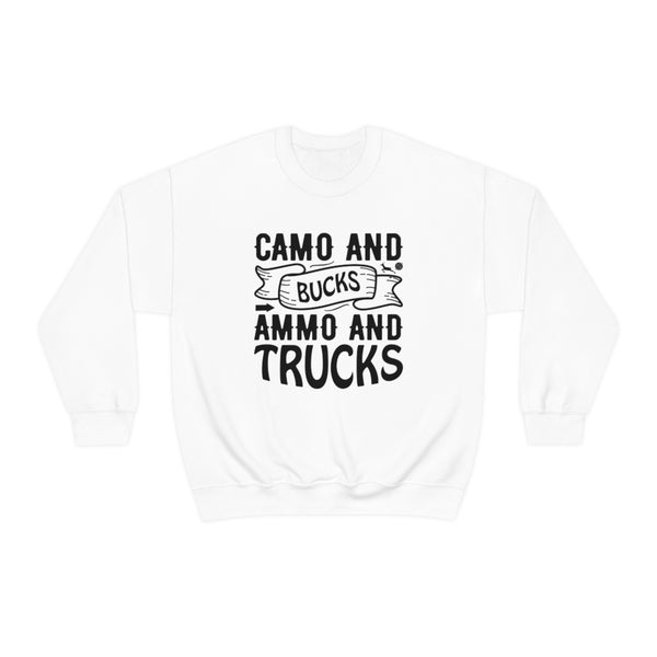 Camo And Bucks Unisex Heavy Blend™ Crewneck Sweatshirt