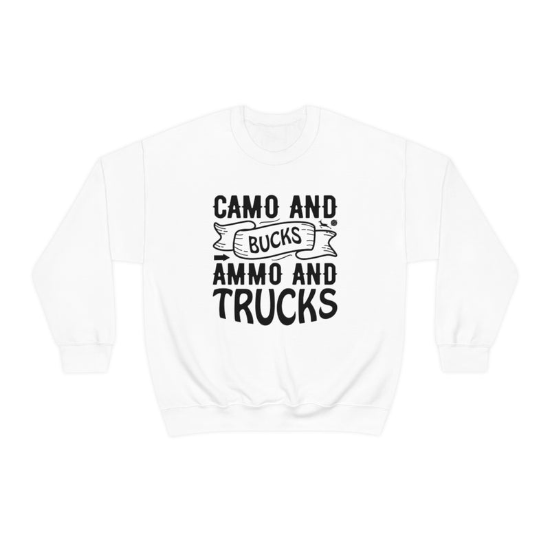 Camo And Bucks Unisex Heavy Blend™ Crewneck Sweatshirt